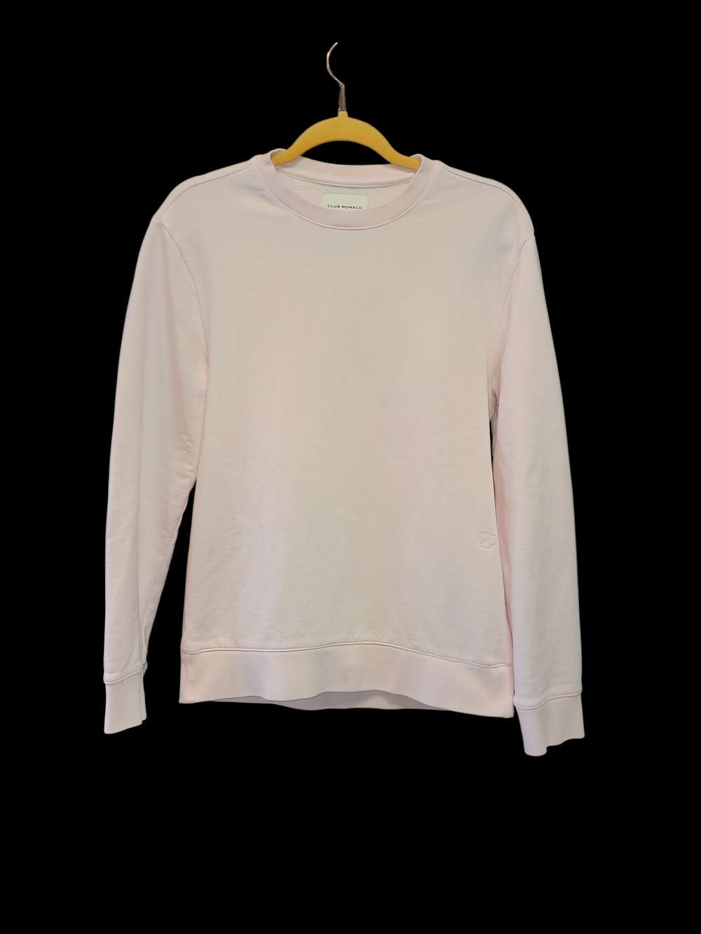 Club Monaco Light Pink Crewneck Sweatshirt Sz Xs